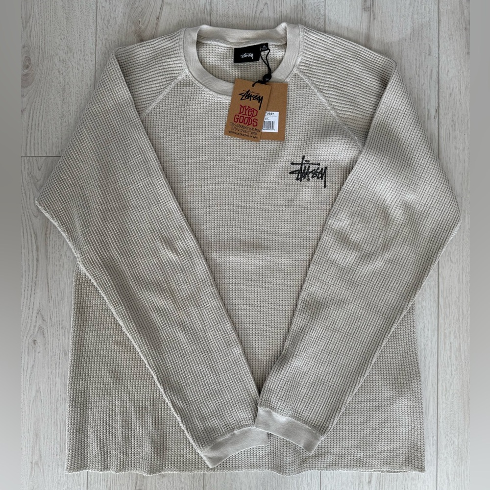 Stussy Raglan Thermal Bone Color Medium
